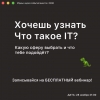 Что такое #IT и как люди зарабатывают в интернете,  бесплатный онлайн вебинар